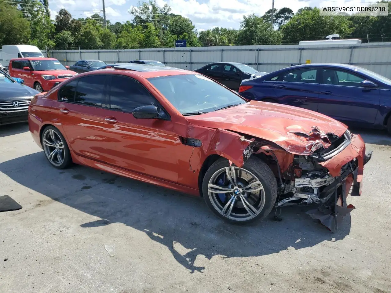 2013 BMW M5 VIN: WBSFV9C51DD096218 Lot: 61766115