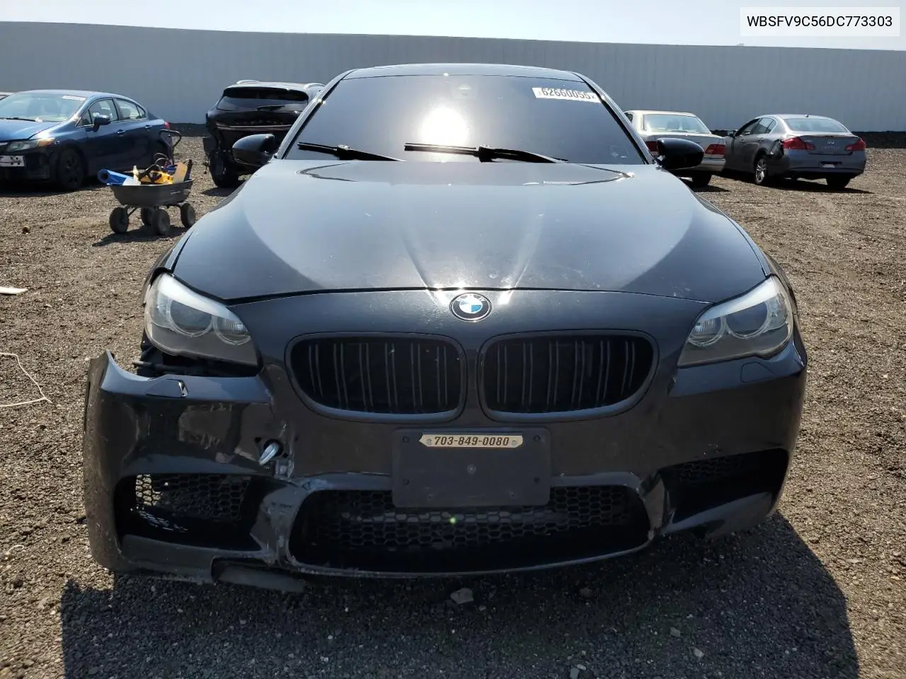 2013 BMW M5 VIN: WBSFV9C56DC773303 Lot: 62660055