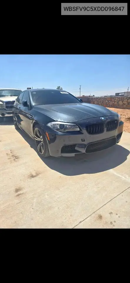 2013 BMW M5 VIN: WBSFV9C5XDD096847 Lot: 63317275