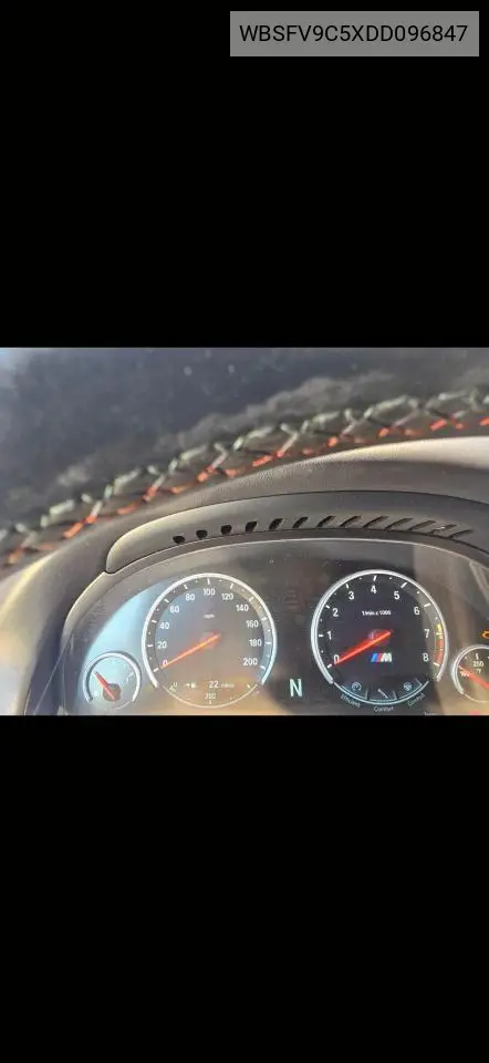 2013 BMW M5 VIN: WBSFV9C5XDD096847 Lot: 63317275