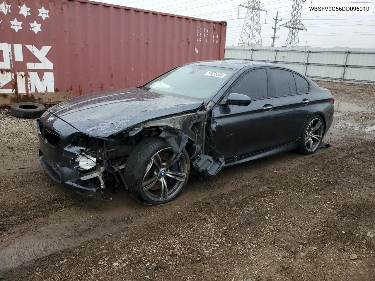 2013 BMW M5 VIN: WBSFV9C56DD096019 Lot: 80676664
