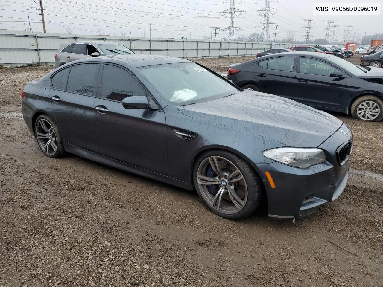 2013 BMW M5 VIN: WBSFV9C56DD096019 Lot: 80676664