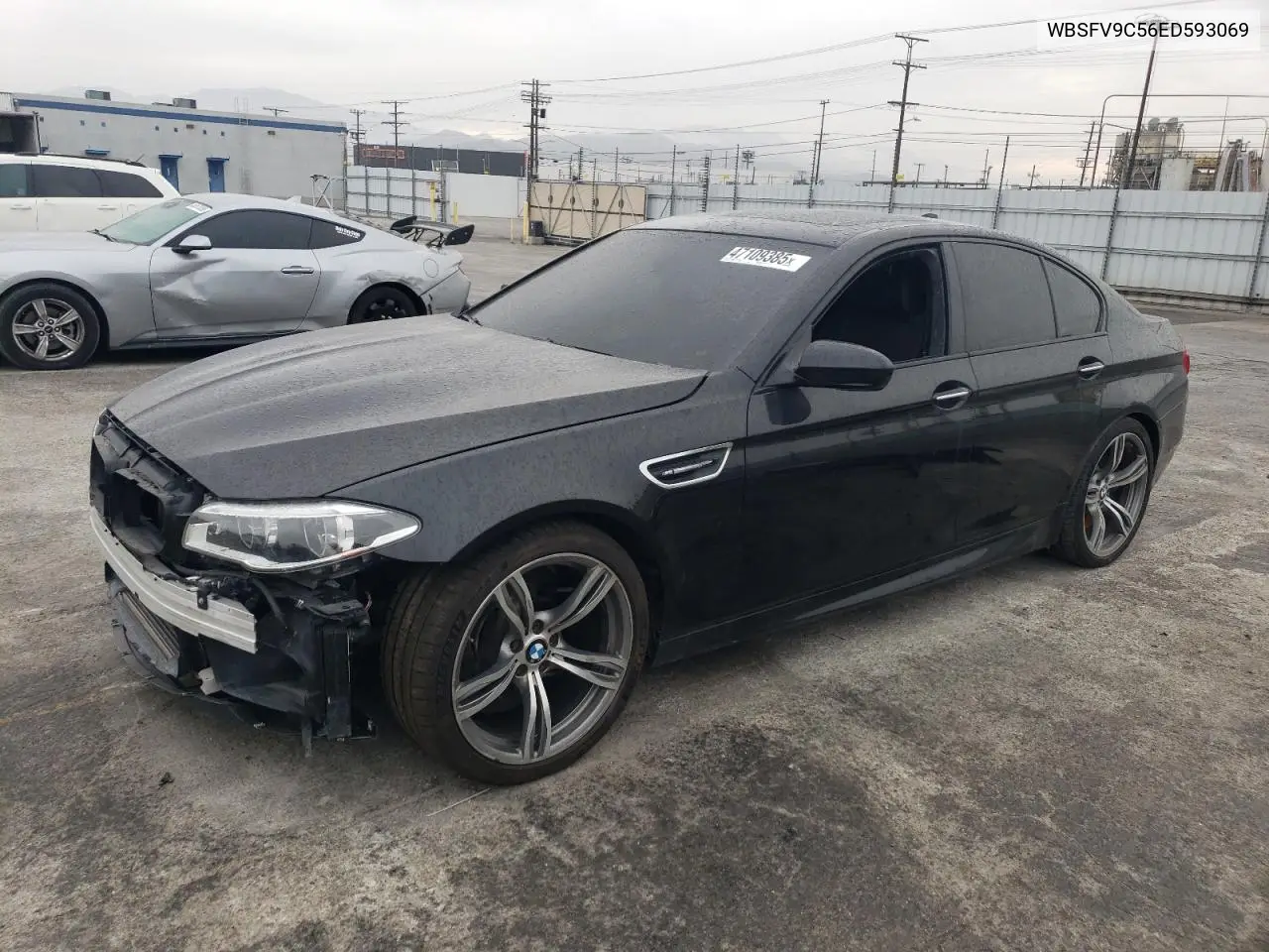 2014 BMW M5 VIN: WBSFV9C56ED593069 Lot: 47109385