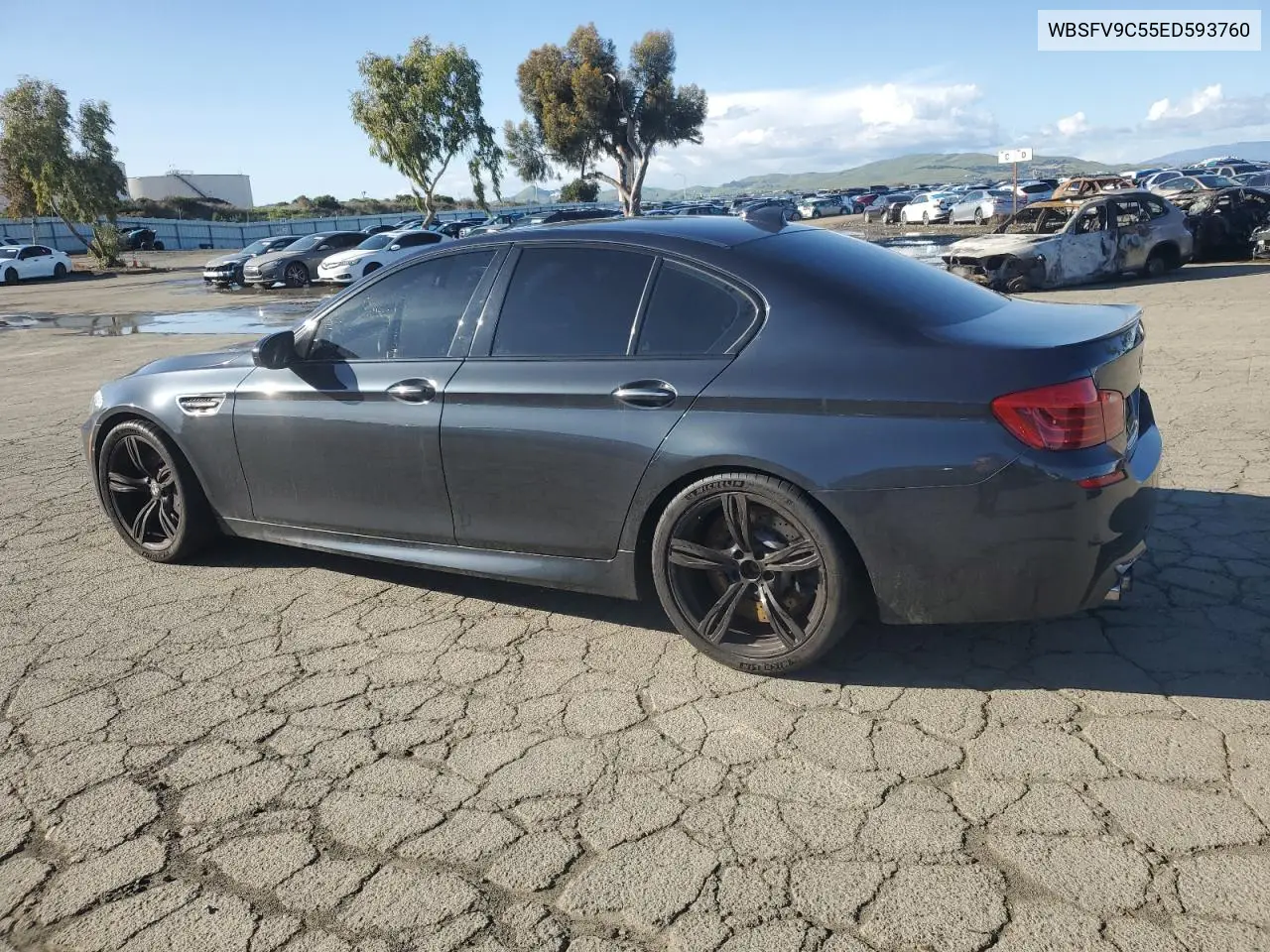 2014 BMW M5 VIN: WBSFV9C55ED593760 Lot: 49070765