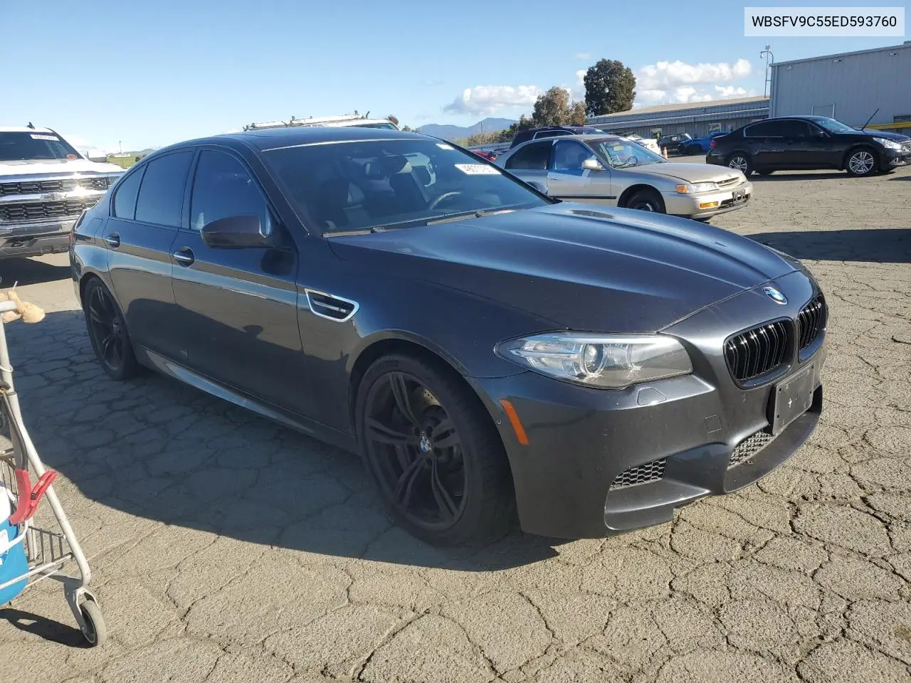 2014 BMW M5 VIN: WBSFV9C55ED593760 Lot: 49070765