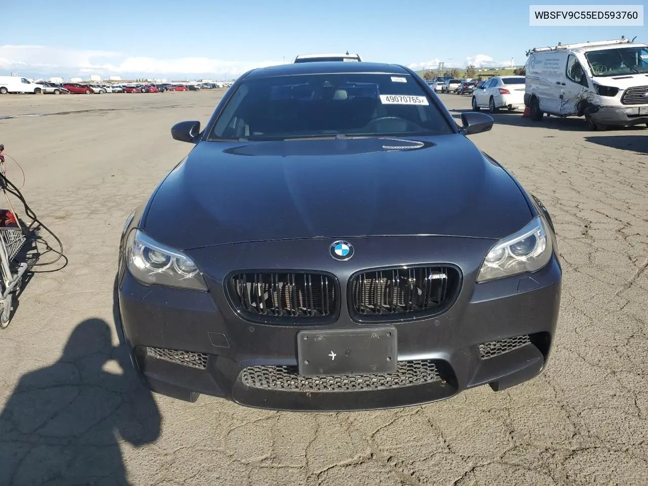 2014 BMW M5 VIN: WBSFV9C55ED593760 Lot: 49070765