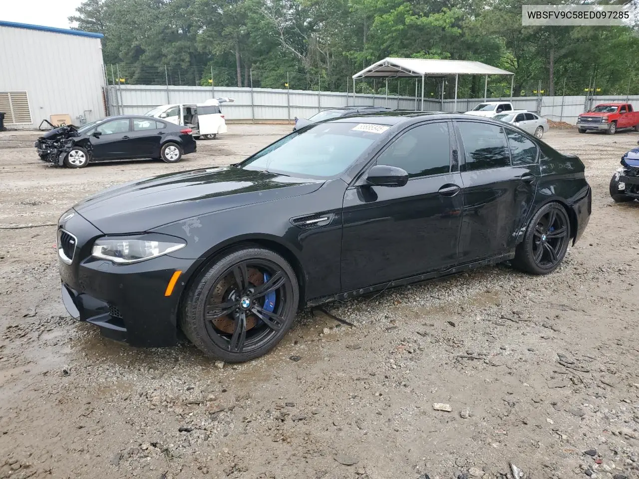2014 BMW M5 VIN: WBSFV9C58ED097285 Lot: 55835345