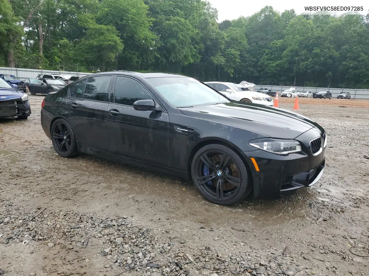 2014 BMW M5 VIN: WBSFV9C58ED097285 Lot: 55835345