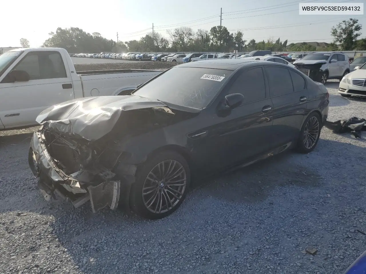 2014 BMW M5 VIN: WBSFV9C53ED594132 Lot: 56479355