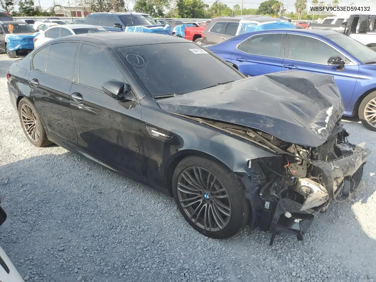 2014 BMW M5 VIN: WBSFV9C53ED594132 Lot: 56479355