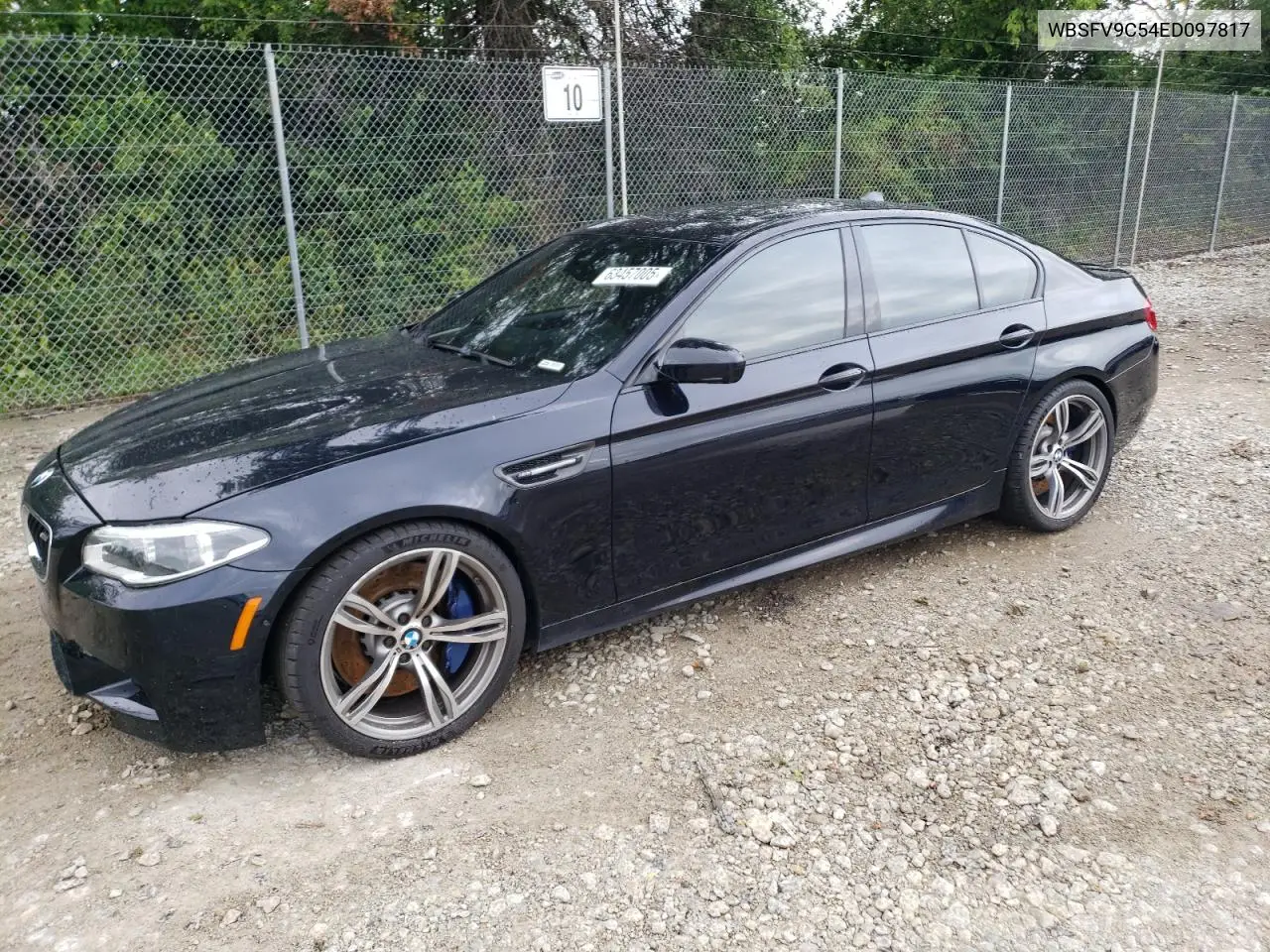 2014 BMW M5 VIN: WBSFV9C54ED097817 Lot: 63457005