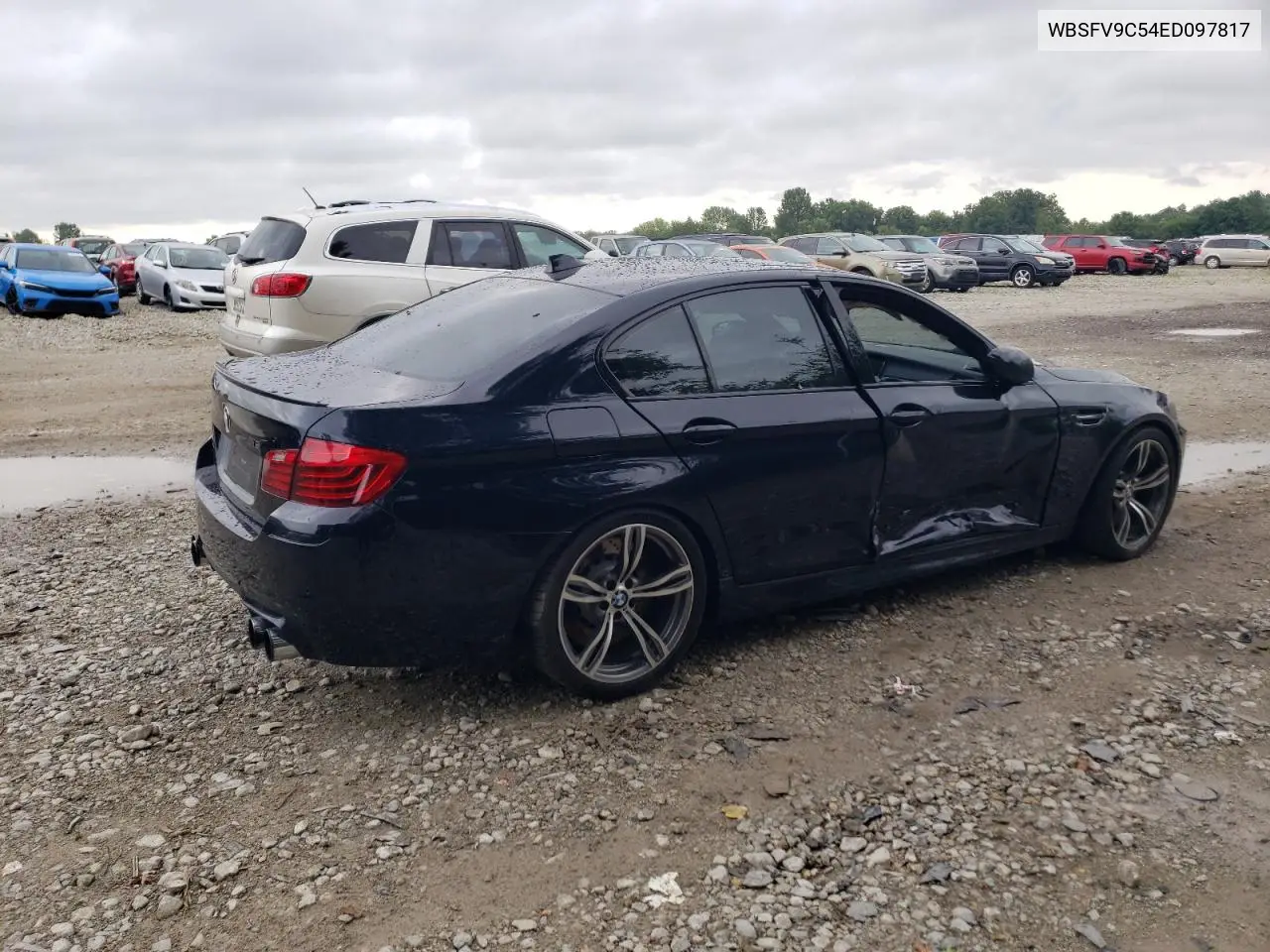 2014 BMW M5 VIN: WBSFV9C54ED097817 Lot: 63457005
