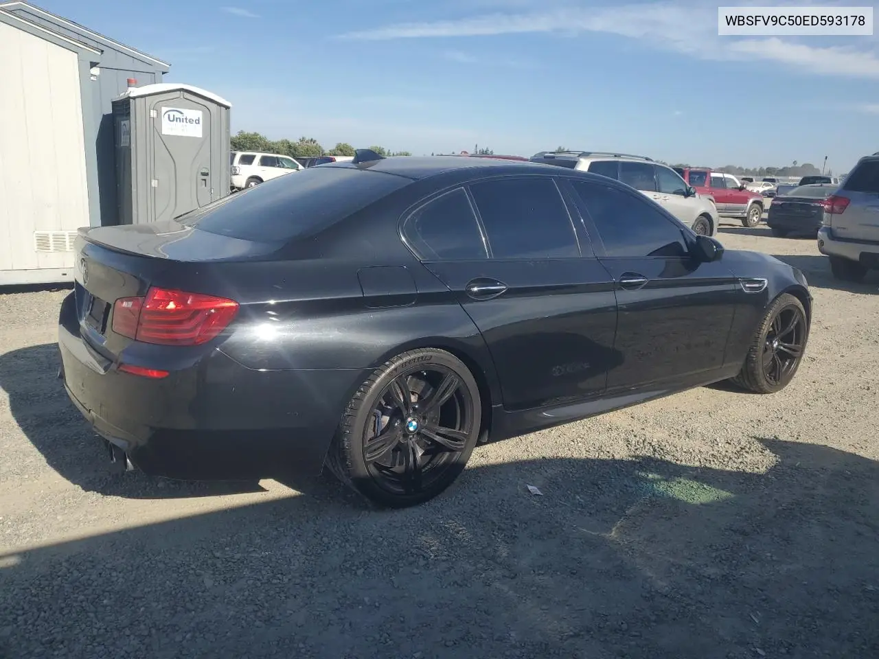 2014 BMW M5 VIN: WBSFV9C50ED593178 Lot: 63627415