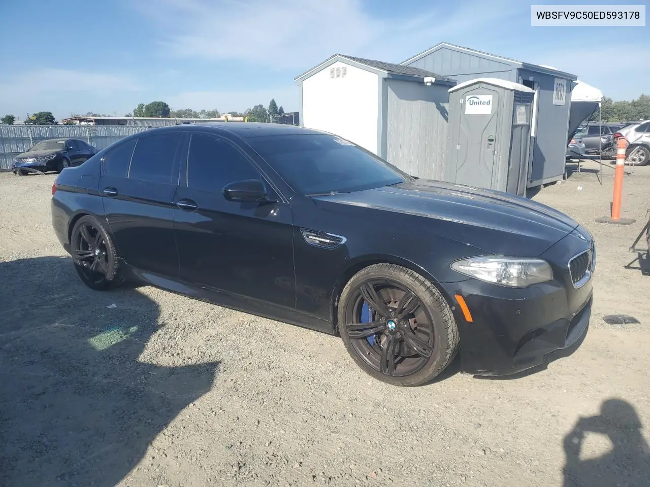 2014 BMW M5 VIN: WBSFV9C50ED593178 Lot: 63627415