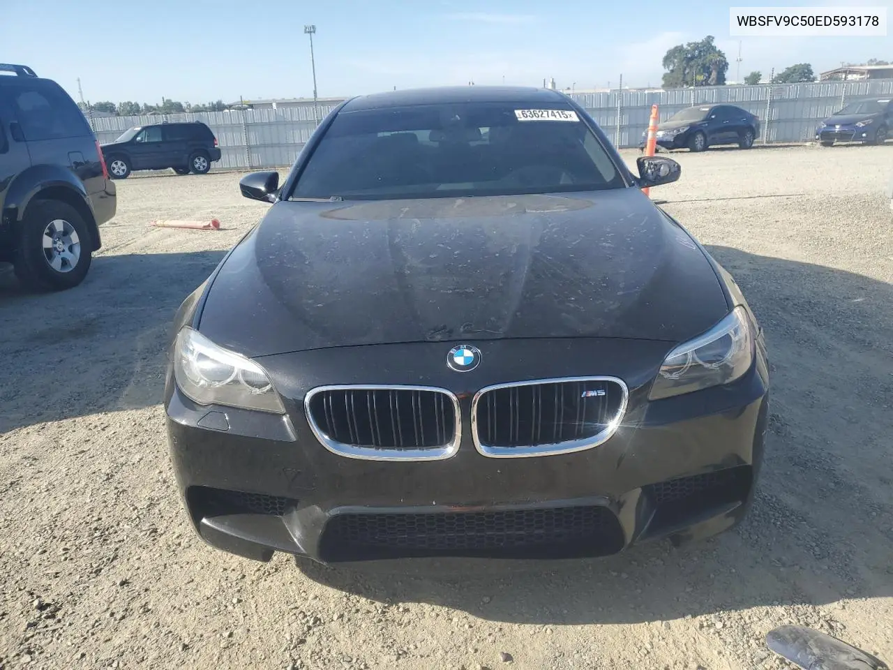 2014 BMW M5 VIN: WBSFV9C50ED593178 Lot: 63627415