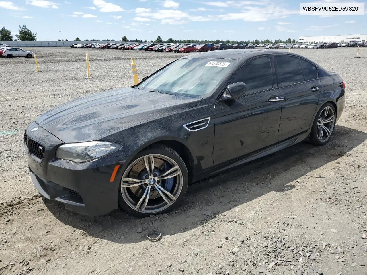 2014 BMW M5 VIN: WBSFV9C52ED593201 Lot: 64510525