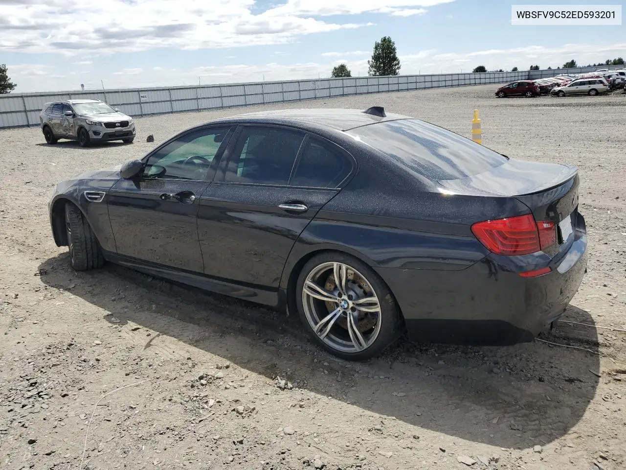 2014 BMW M5 VIN: WBSFV9C52ED593201 Lot: 64510525