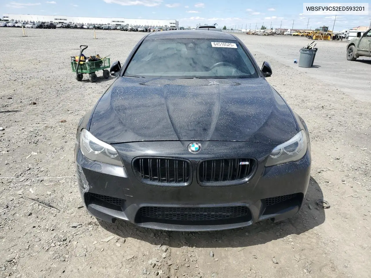 2014 BMW M5 VIN: WBSFV9C52ED593201 Lot: 64510525