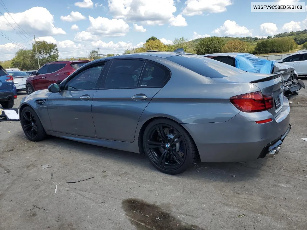 2014 BMW M5 VIN: WBSFV9C58ED593168 Lot: 70289024