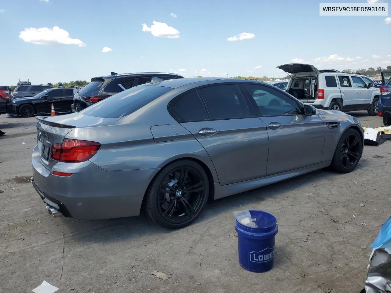 2014 BMW M5 VIN: WBSFV9C58ED593168 Lot: 70289024