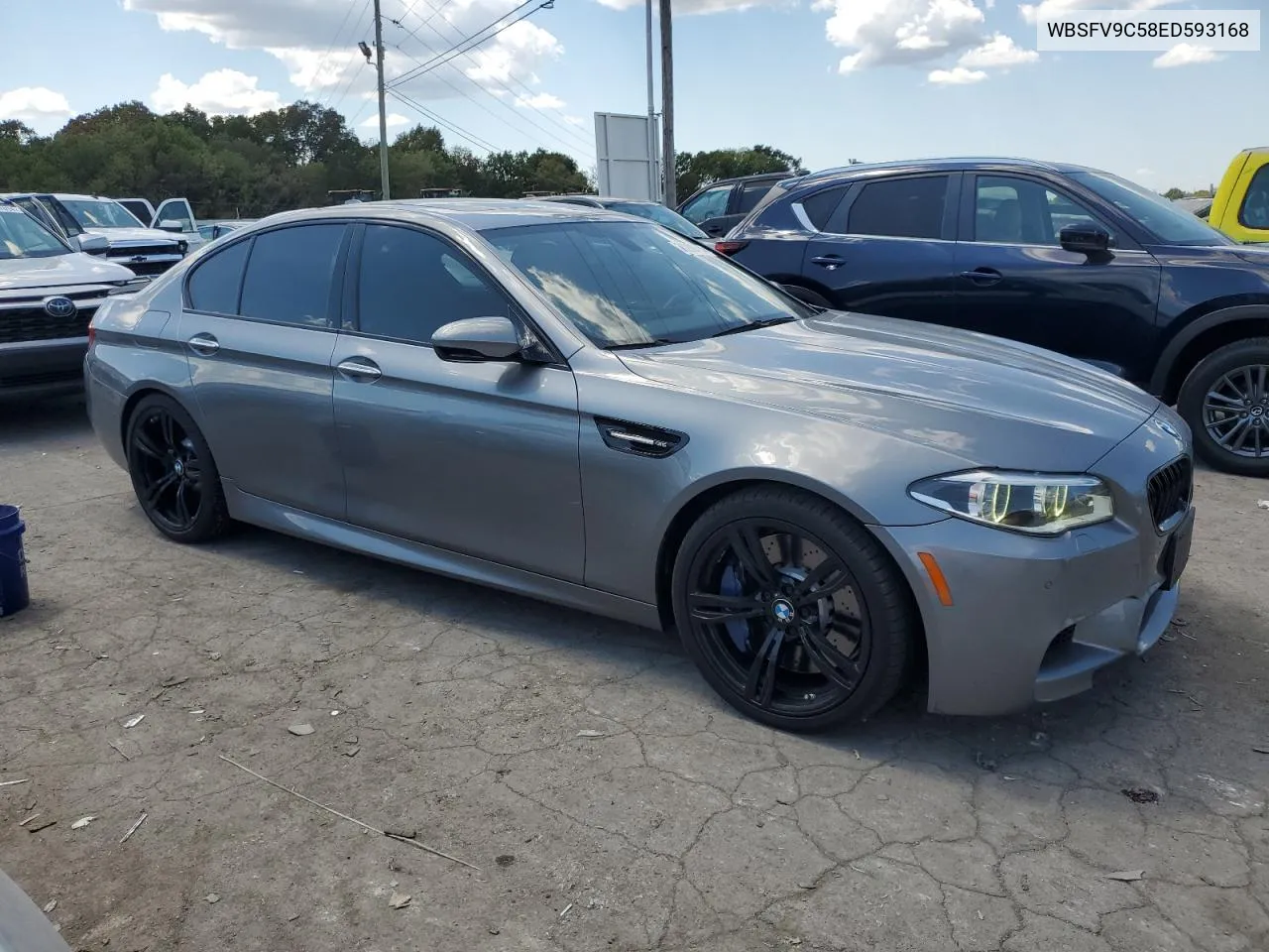 2014 BMW M5 VIN: WBSFV9C58ED593168 Lot: 70289024