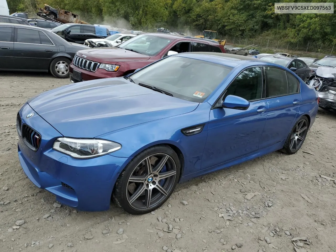 2014 BMW M5 VIN: WBSFV9C5XED097563 Lot: 72175354