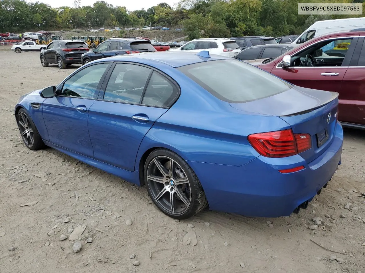 2014 BMW M5 VIN: WBSFV9C5XED097563 Lot: 72175354