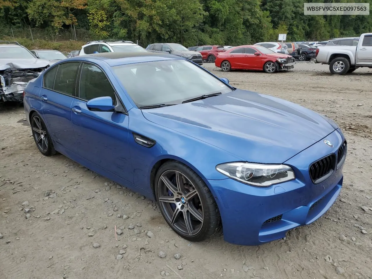 2014 BMW M5 VIN: WBSFV9C5XED097563 Lot: 72175354