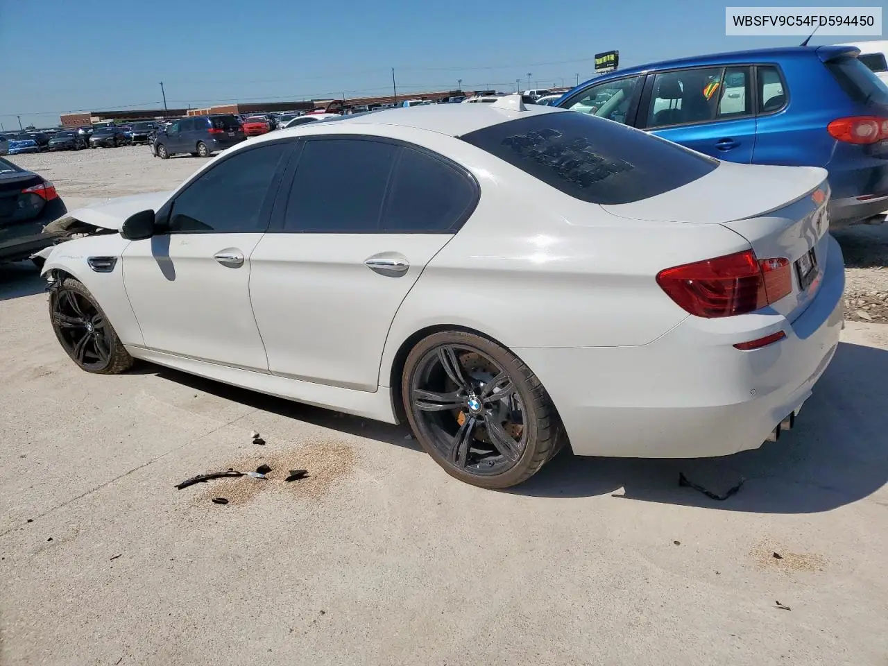 2015 BMW M5 VIN: WBSFV9C54FD594450 Lot: 52173915