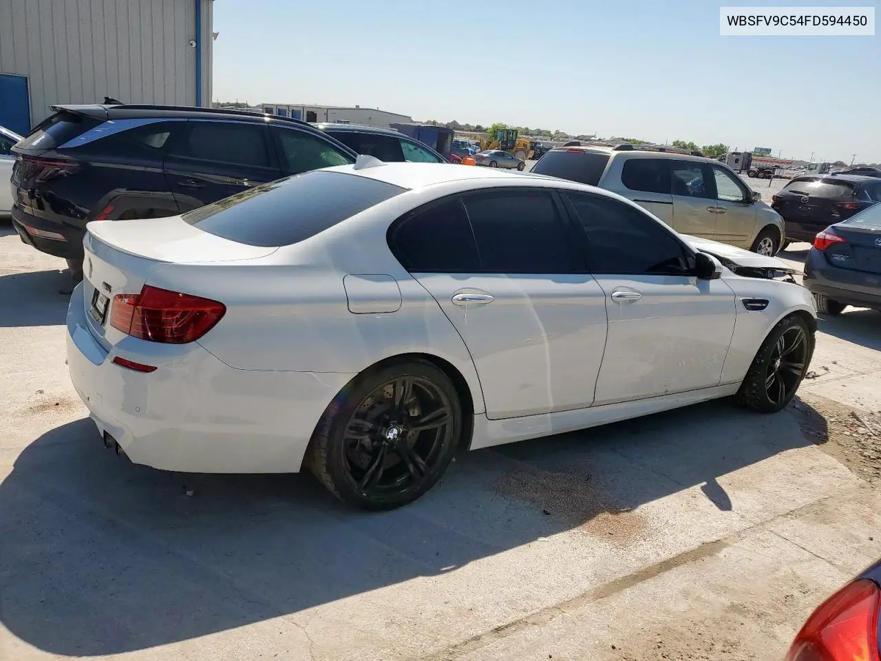 2015 BMW M5 VIN: WBSFV9C54FD594450 Lot: 52173915