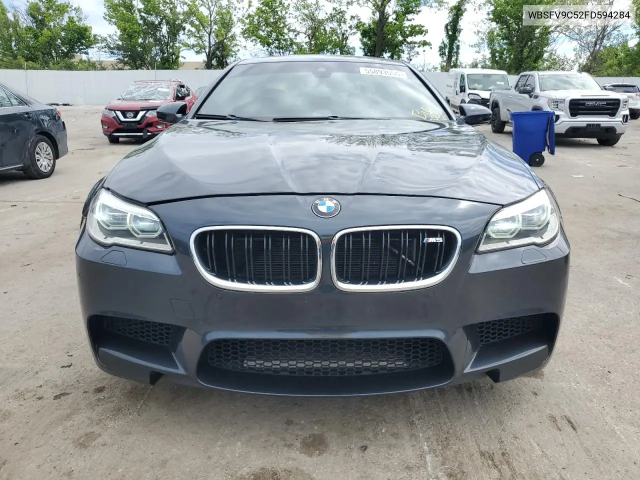 2015 BMW M5 VIN: WBSFV9C52FD594284 Lot: 55893555