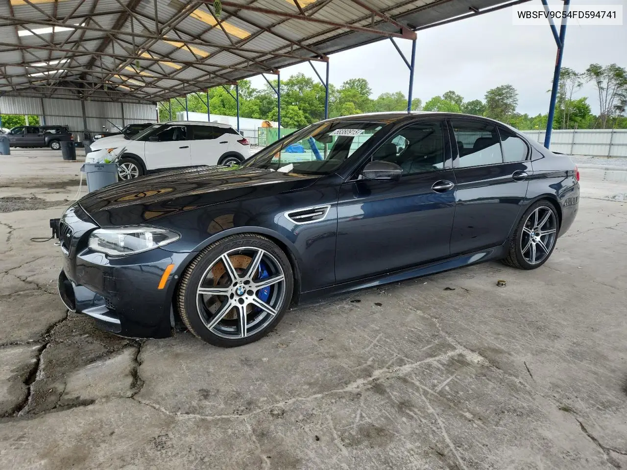 2015 BMW M5 VIN: WBSFV9C54FD594741 Lot: 58380915