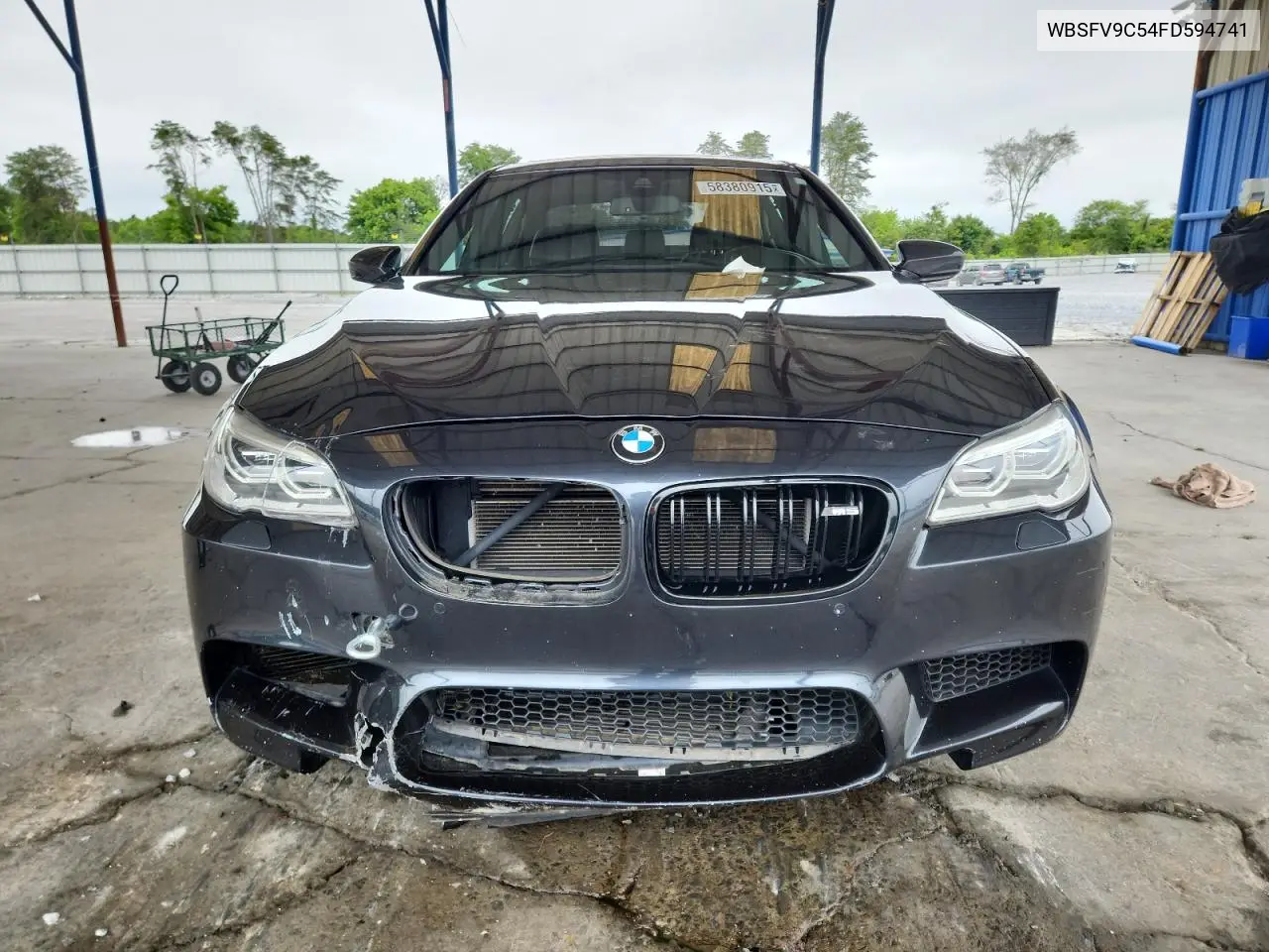2015 BMW M5 VIN: WBSFV9C54FD594741 Lot: 58380915