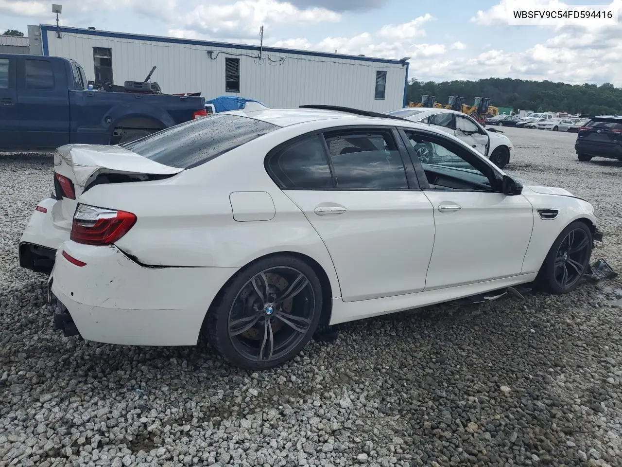 2015 BMW M5 VIN: WBSFV9C54FD594416 Lot: 60411195