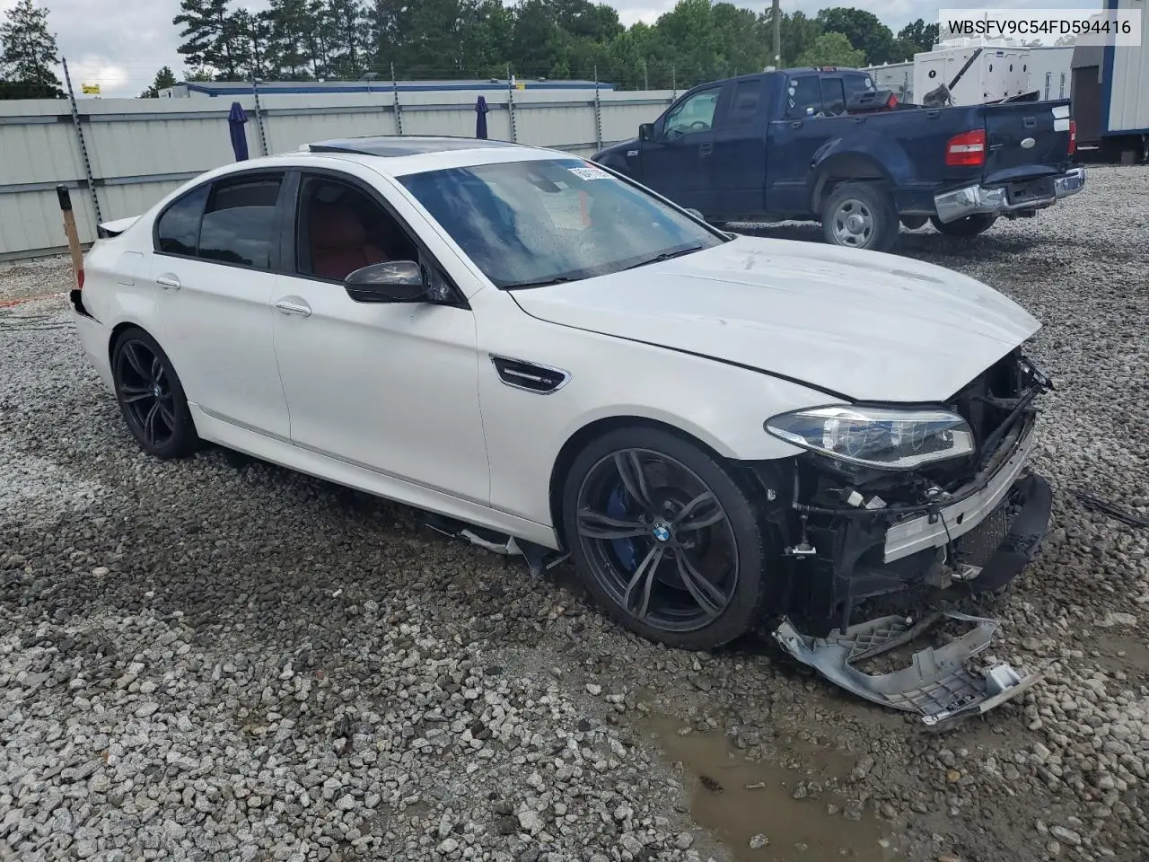 2015 BMW M5 VIN: WBSFV9C54FD594416 Lot: 60411195