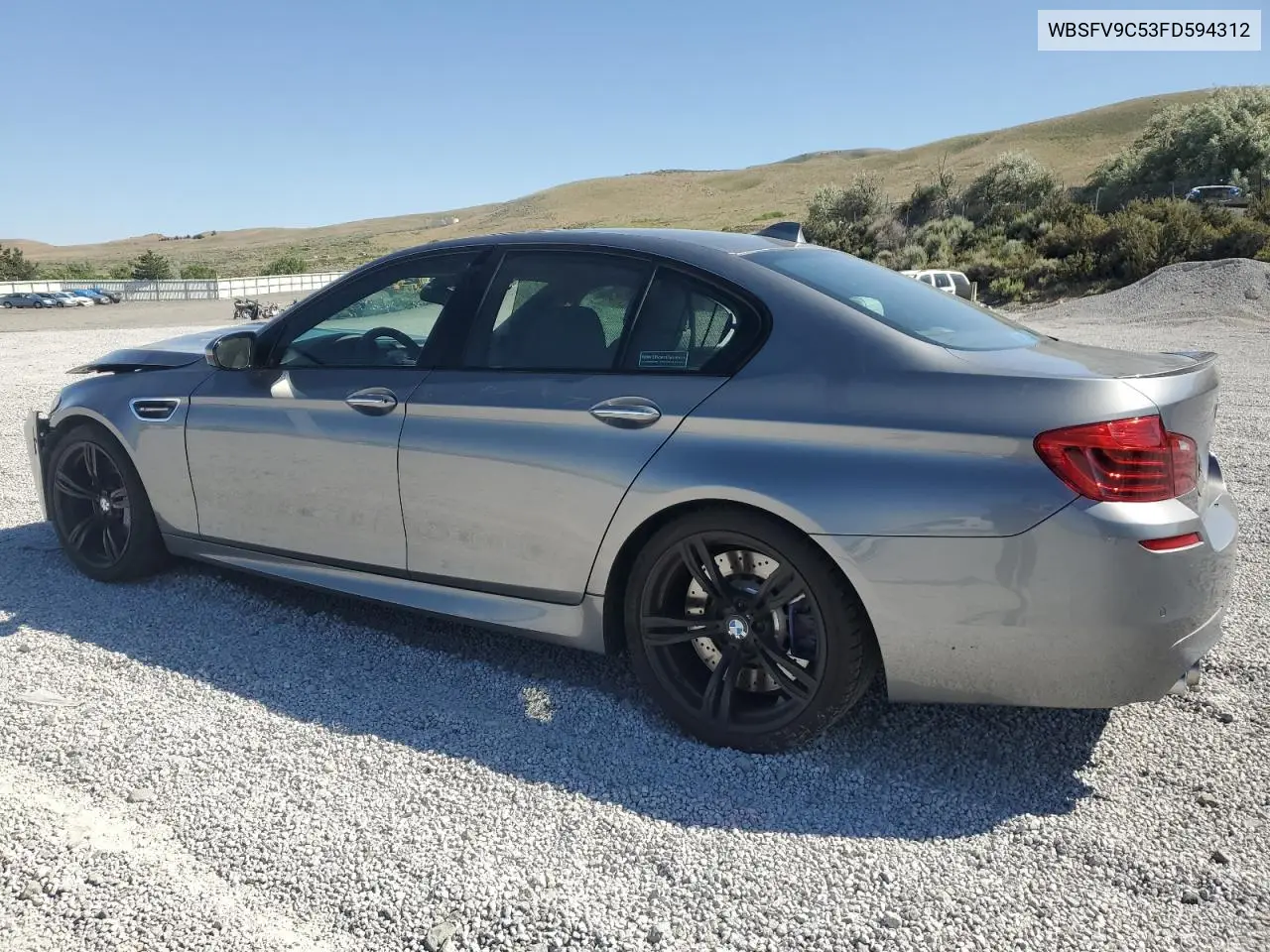 2015 BMW M5 VIN: WBSFV9C53FD594312 Lot: 60860635