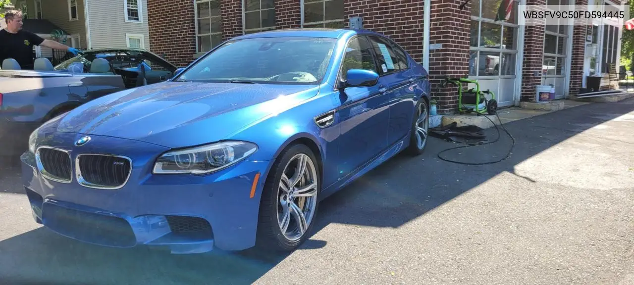 2015 BMW M5 VIN: WBSFV9C50FD594445 Lot: 62660695