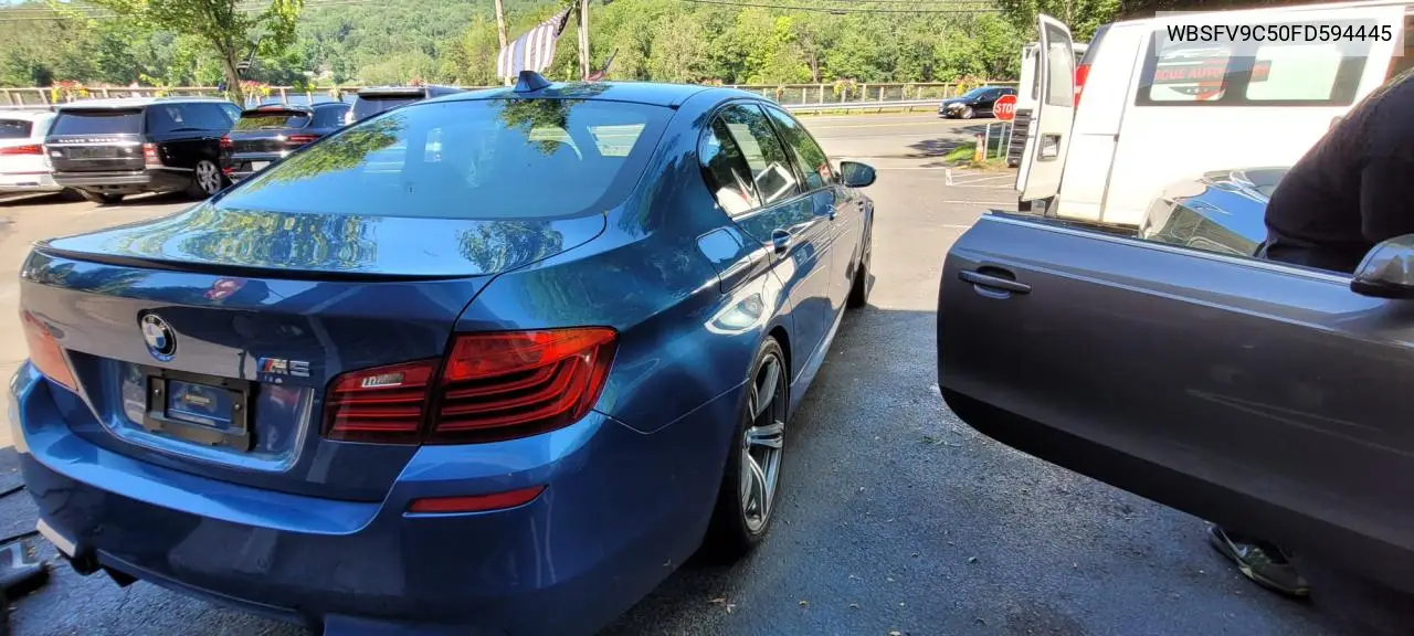 2015 BMW M5 VIN: WBSFV9C50FD594445 Lot: 62660695