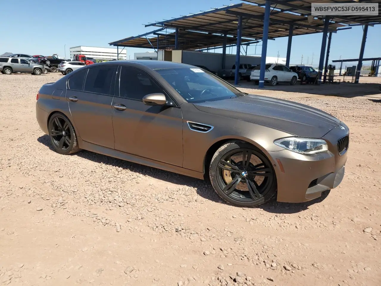2015 BMW M5 VIN: WBSFV9C53FD595413 Lot: 62760625