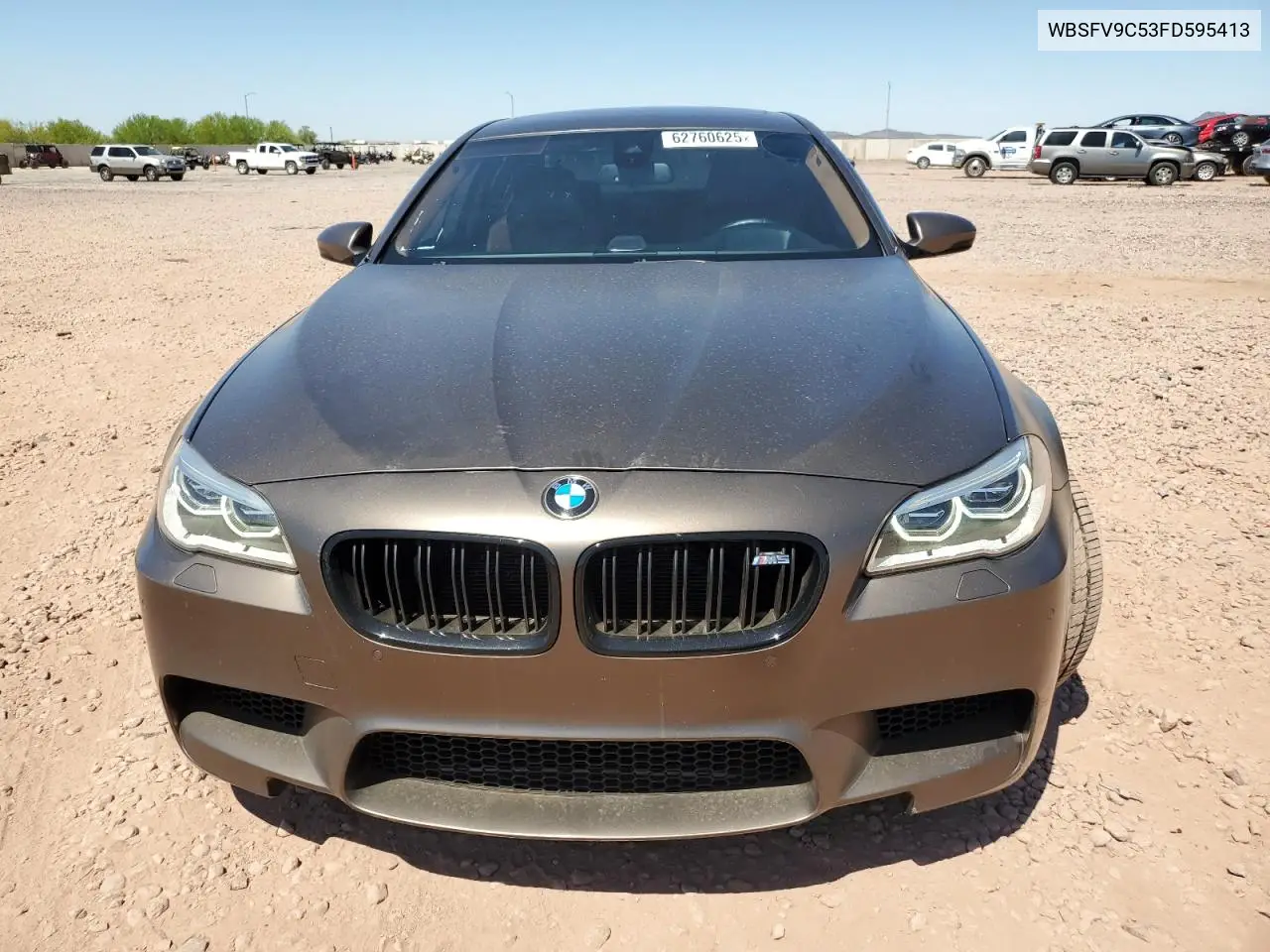 2015 BMW M5 VIN: WBSFV9C53FD595413 Lot: 62760625