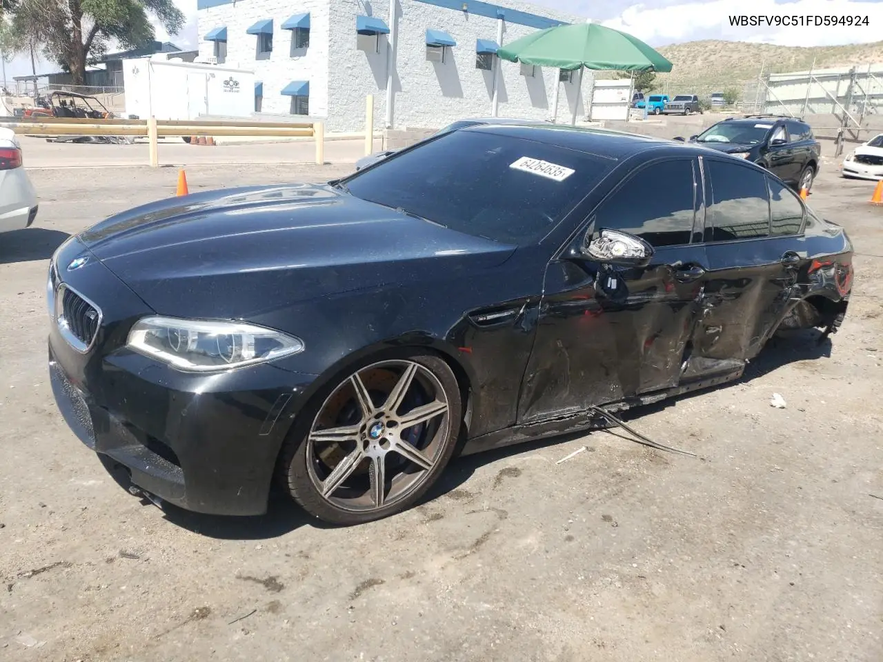2015 BMW M5 VIN: WBSFV9C51FD594924 Lot: 64264635