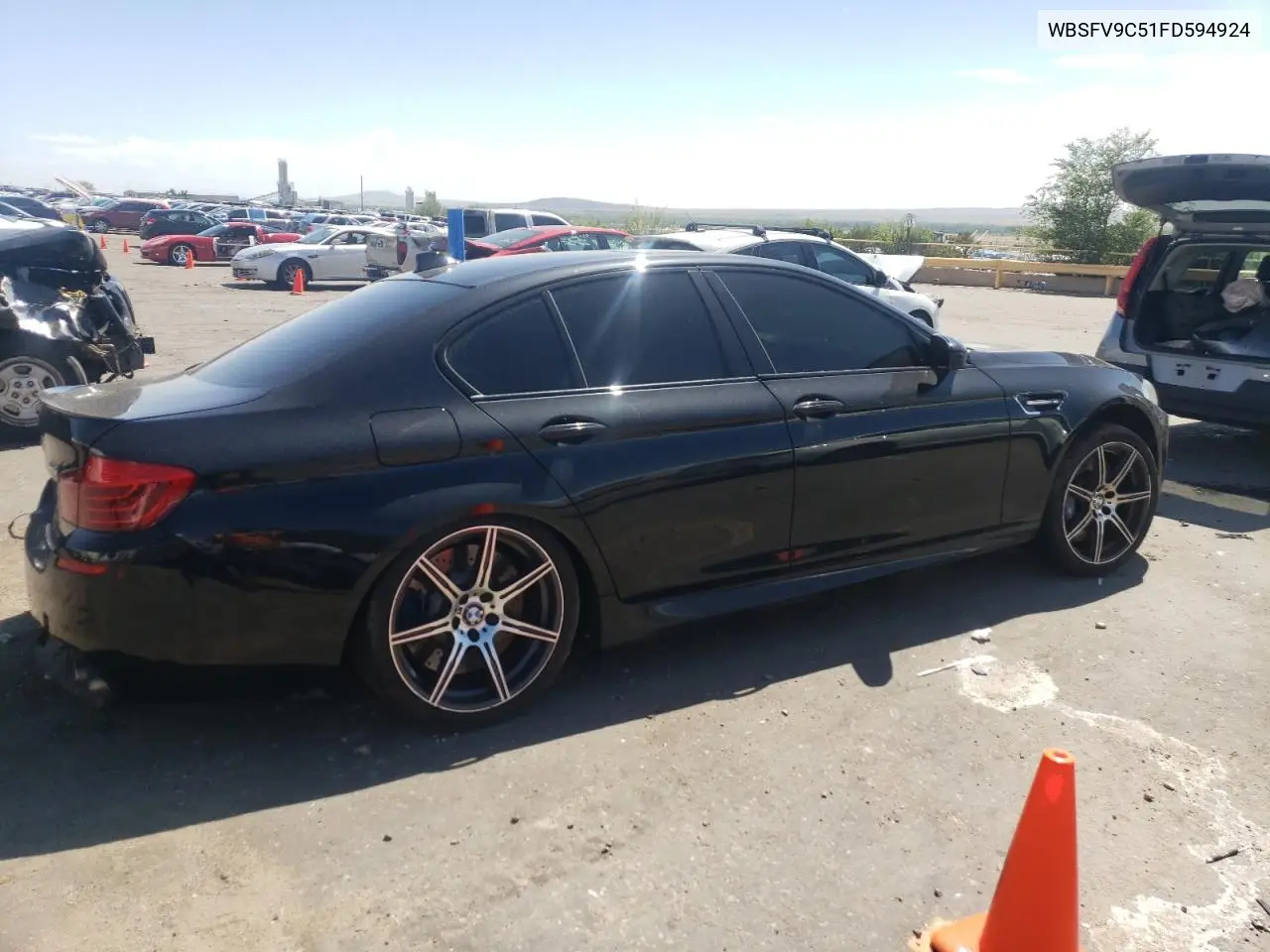2015 BMW M5 VIN: WBSFV9C51FD594924 Lot: 64264635