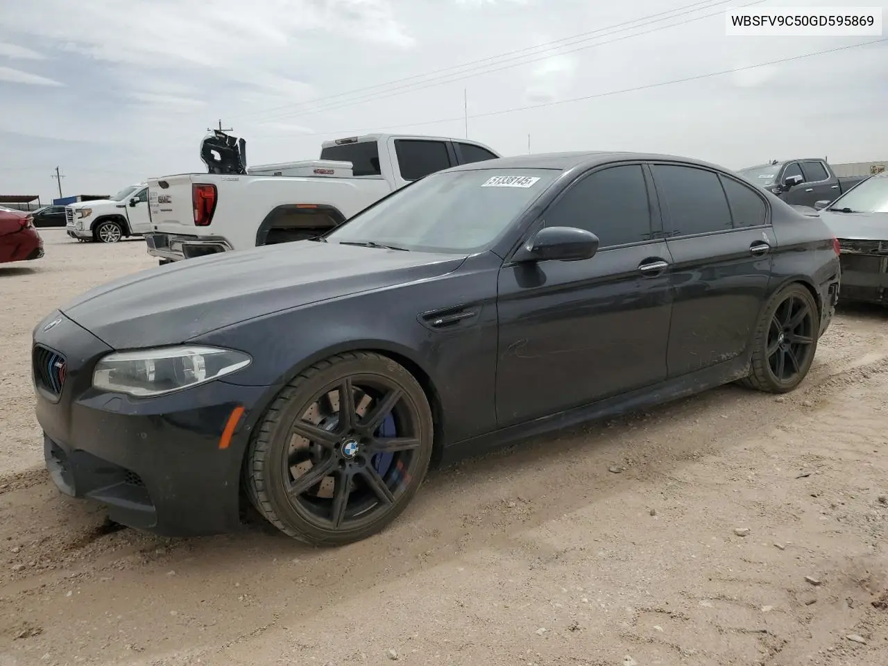 2016 BMW M5 VIN: WBSFV9C50GD595869 Lot: 51338145