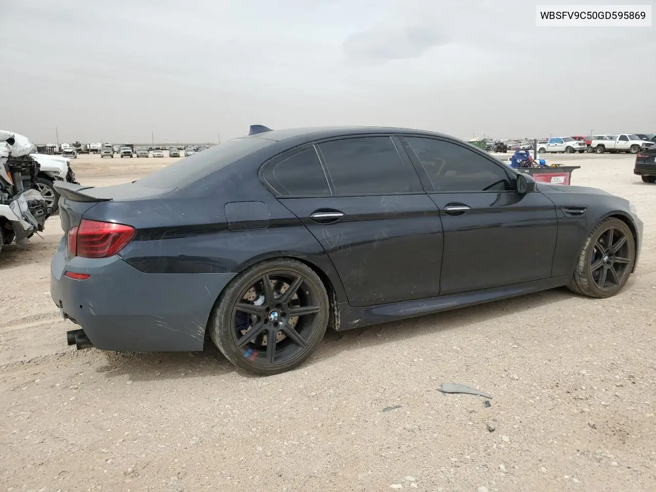 2016 BMW M5 VIN: WBSFV9C50GD595869 Lot: 51338145