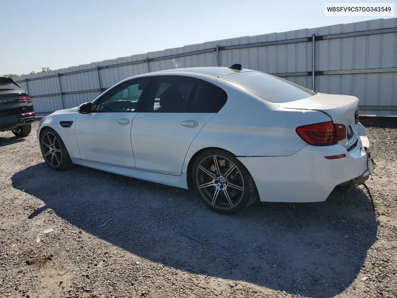2016 BMW M5 VIN: WBSFV9C57GG343549 Lot: 61616415