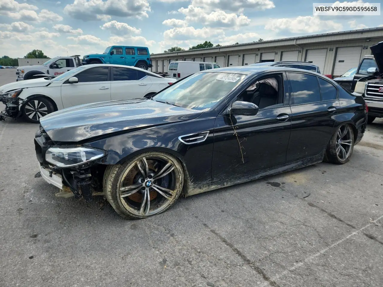 2016 BMW M5 VIN: WBSFV9C59GD595658 Lot: 62724395
