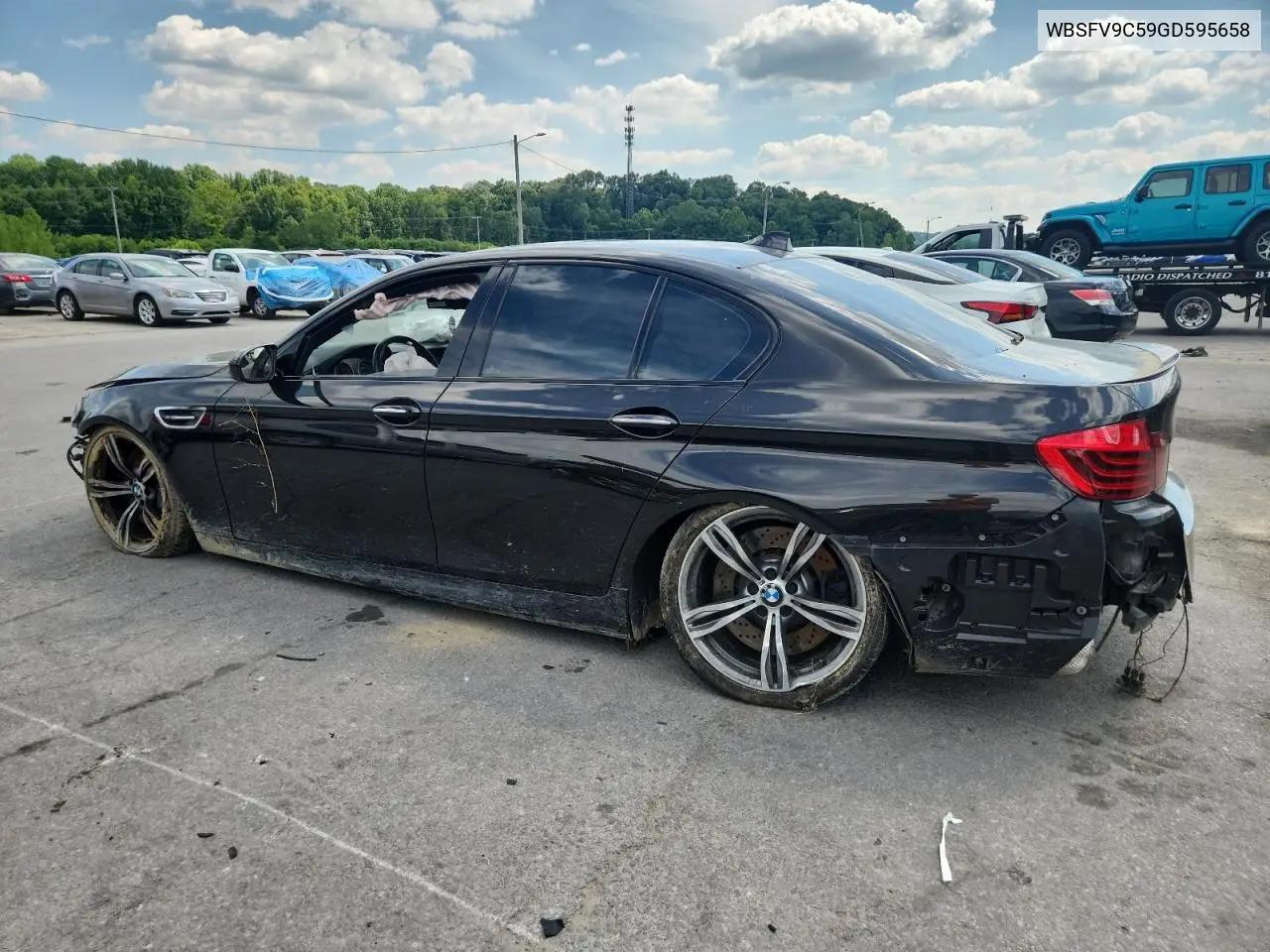 2016 BMW M5 VIN: WBSFV9C59GD595658 Lot: 62724395