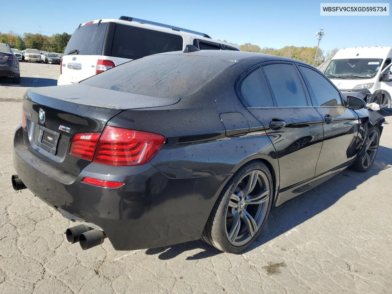 2016 BMW M5 VIN: WBSFV9C5XGD595734 Lot: 76557014