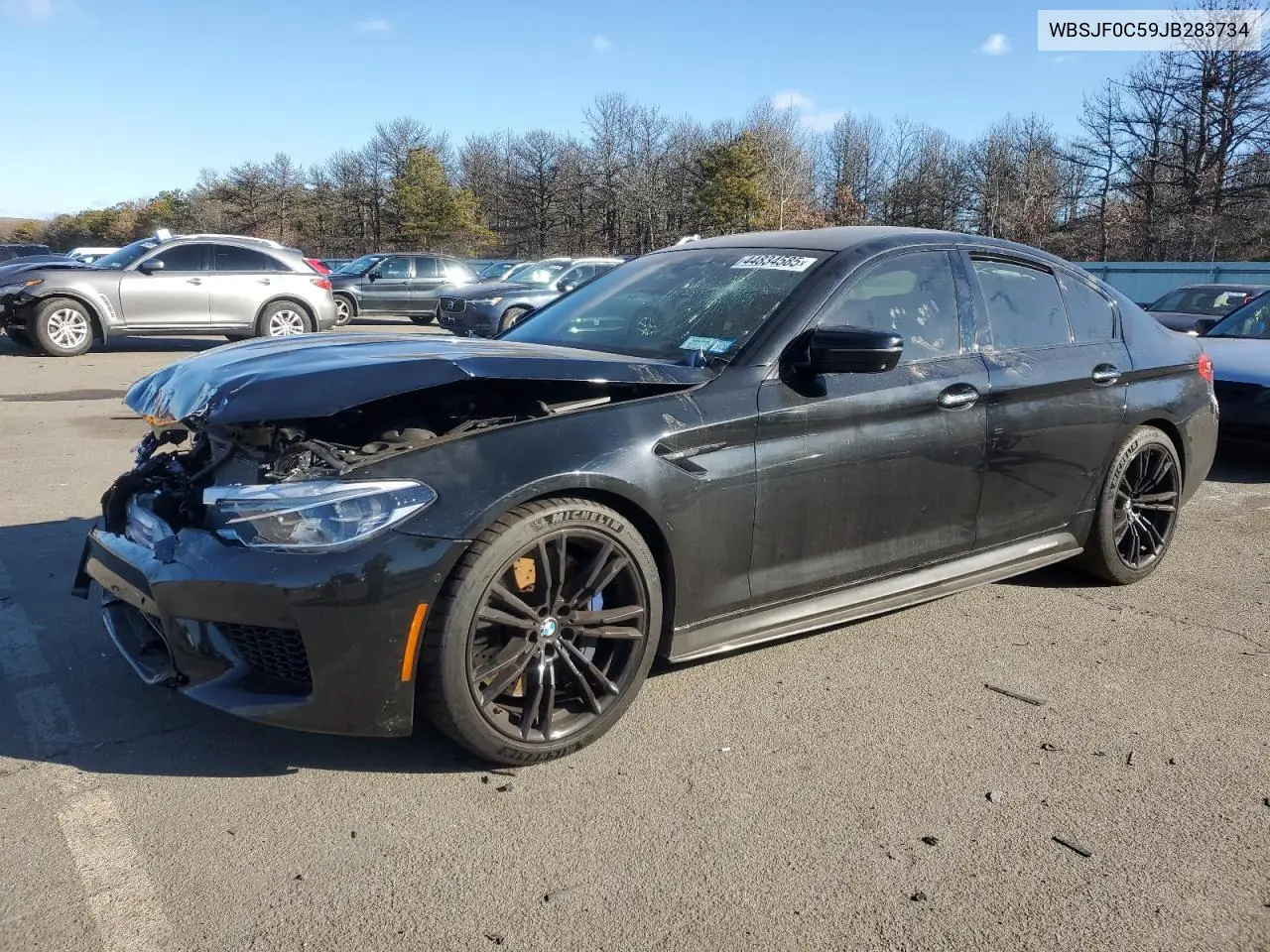 2018 BMW M5 VIN: WBSJF0C59JB283734 Lot: 44834585