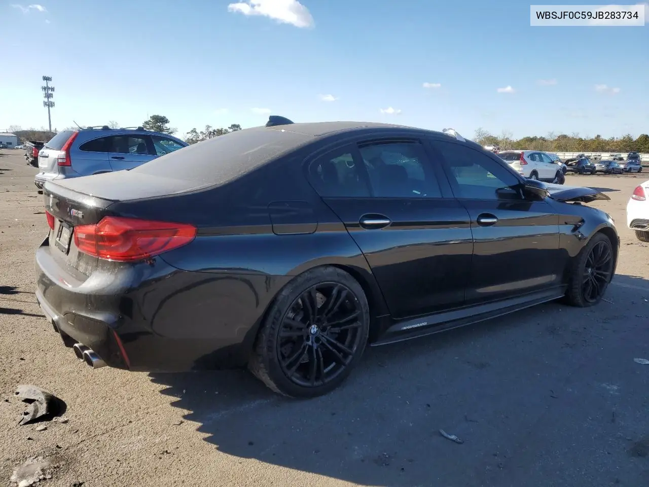 2018 BMW M5 VIN: WBSJF0C59JB283734 Lot: 44834585